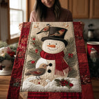 Frosty Woodland Friends Table Runner