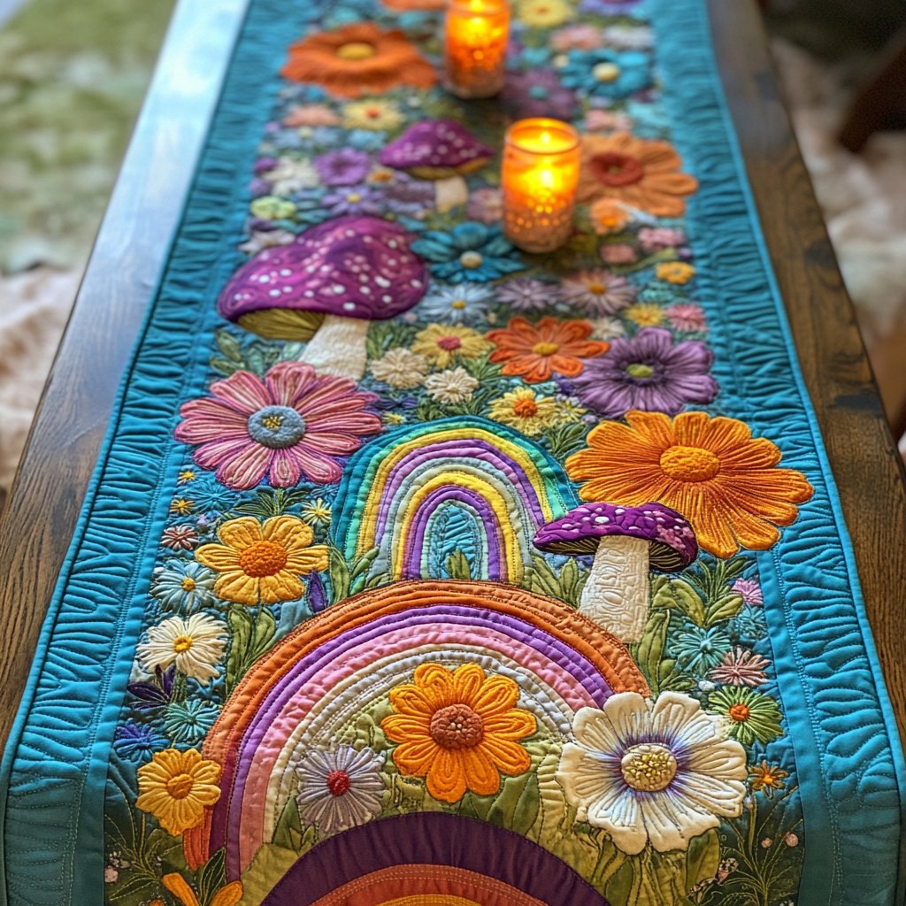 Fungi Fantasia Table Runner