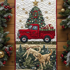 Furry Friends Christmas Trail Table Runner