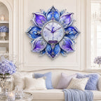 Personalized floral clock for skater wall clock — personalized with a custom name