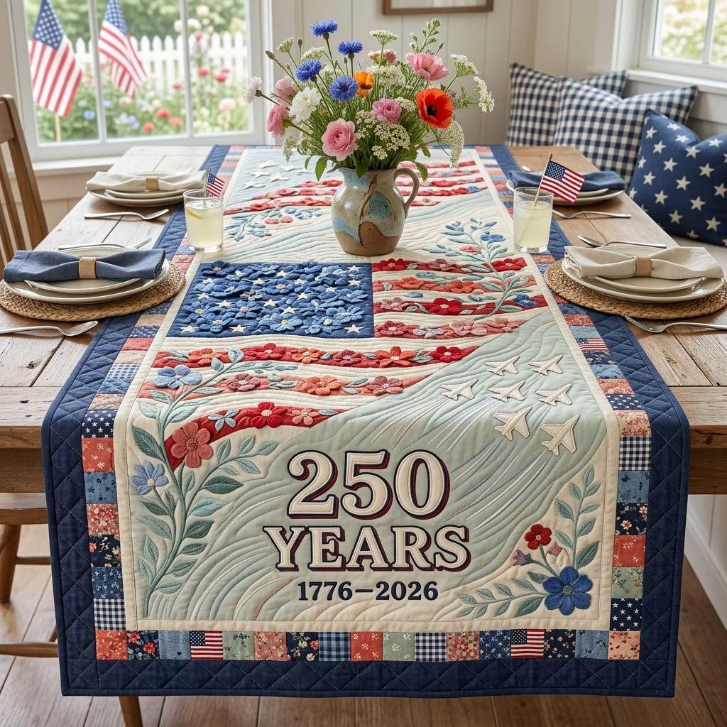 Liberty Blossom Table Runner