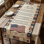 Beautiful Anthem Table Runner