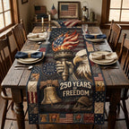 Freedom Torch Table Runner