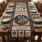 Armor Scripture Table Runner