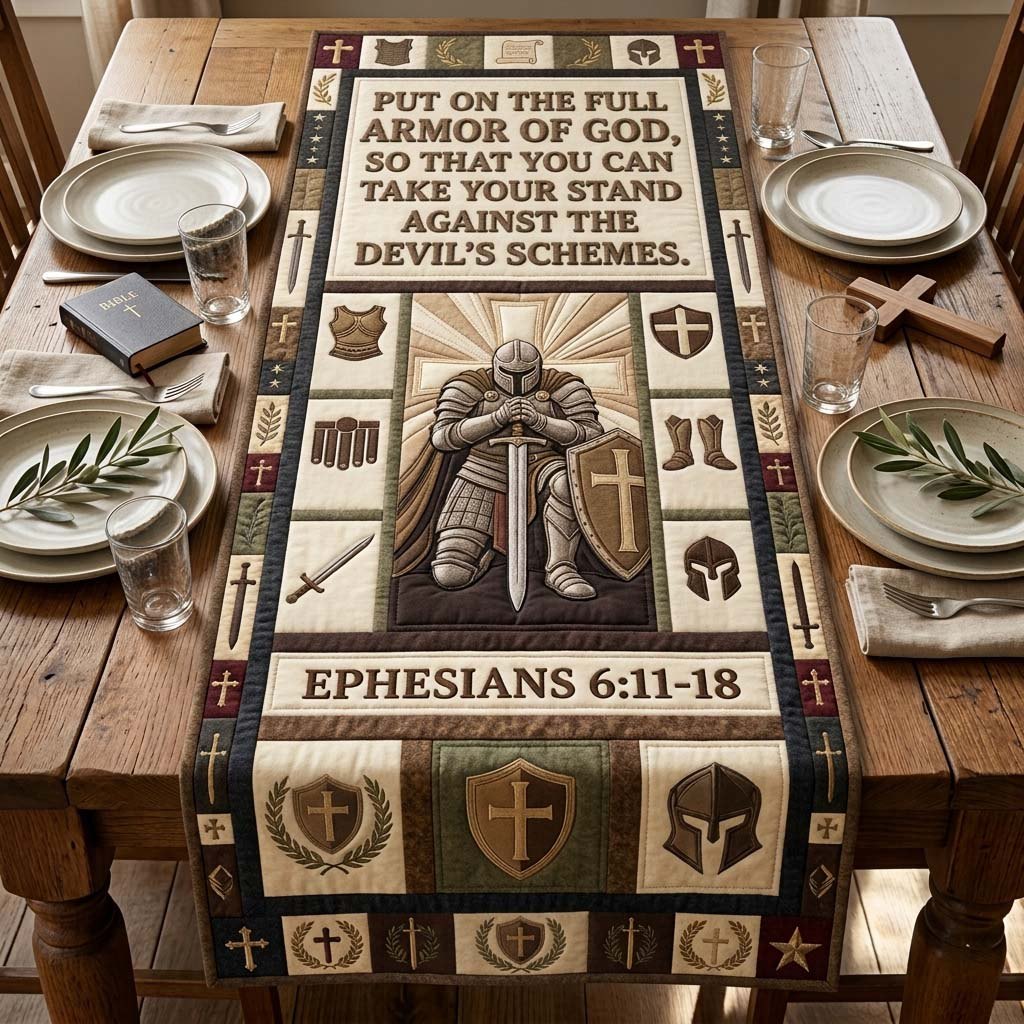Ephesians Armor Path Table Runner