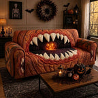 Pumpkin Fang Hollow Sofa Cover