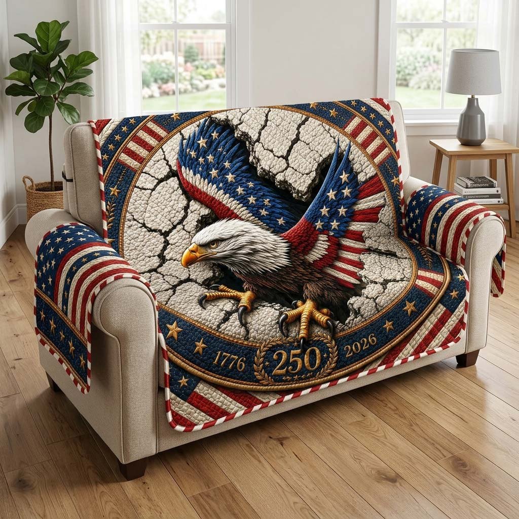 America Eagle Freedom Sofa Cover