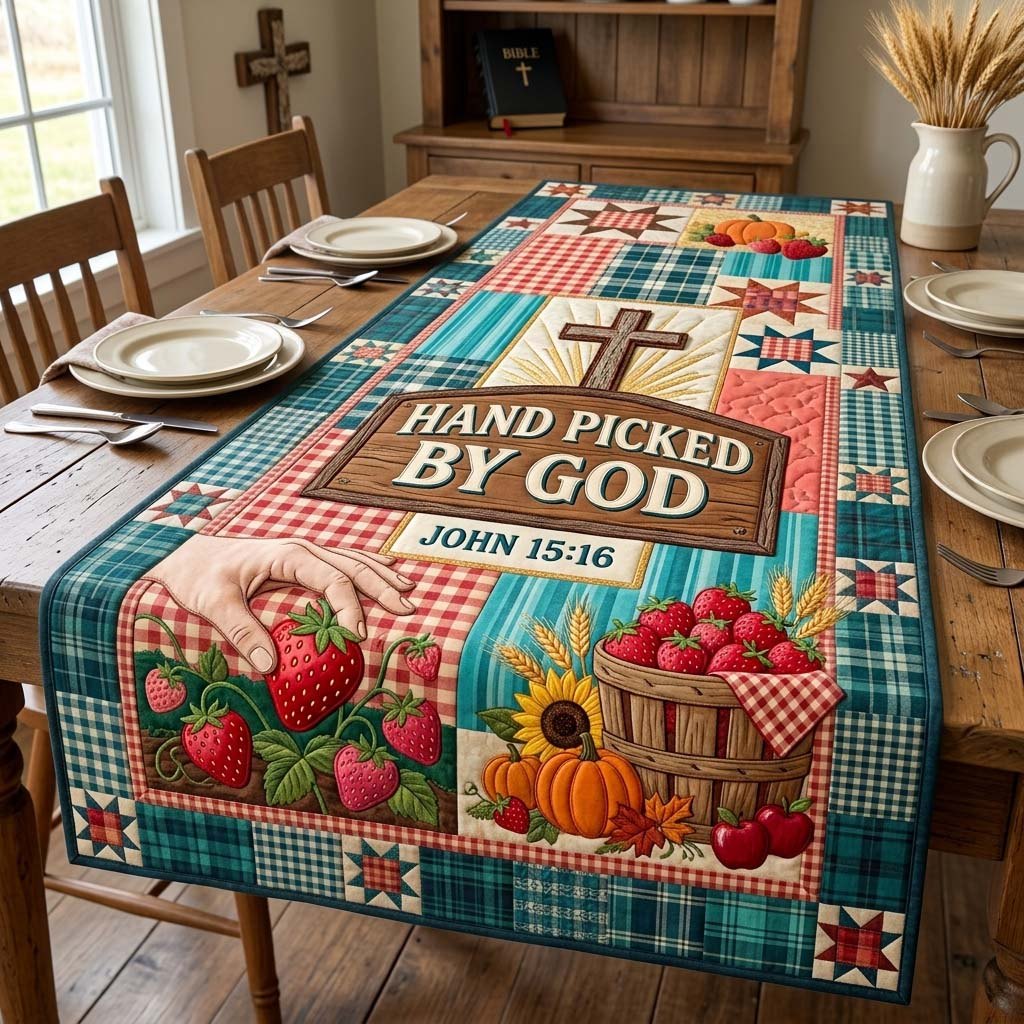 God Picked Me Table Runner