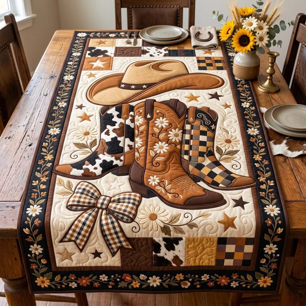Daisy Ranch Charm Table Runner