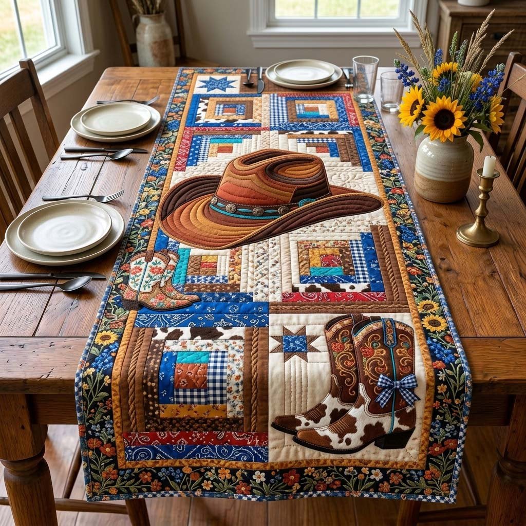 Patchwork Ranch Trail Table Runner