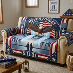Eagle of Remembrance Qulited Sofa Cover