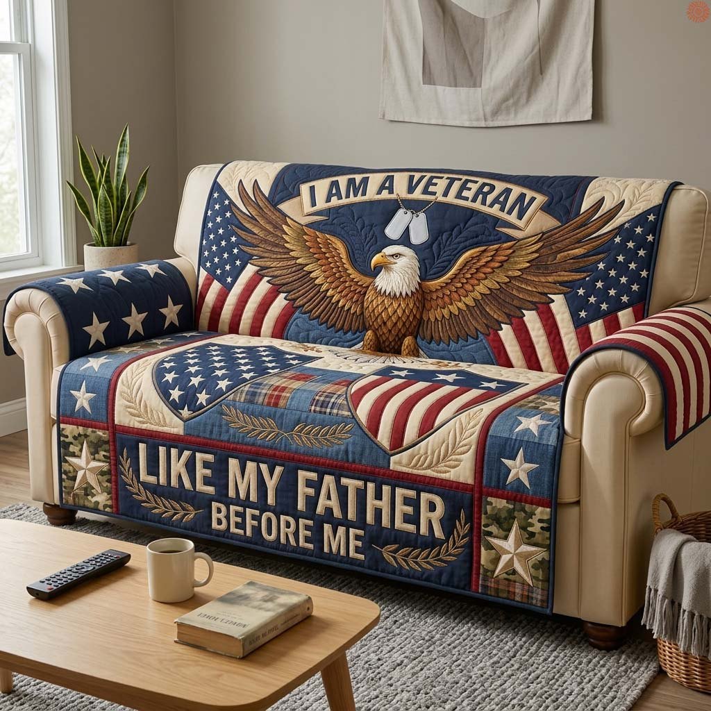 Eagle Legacy Veteran Qulited Sofa Cover