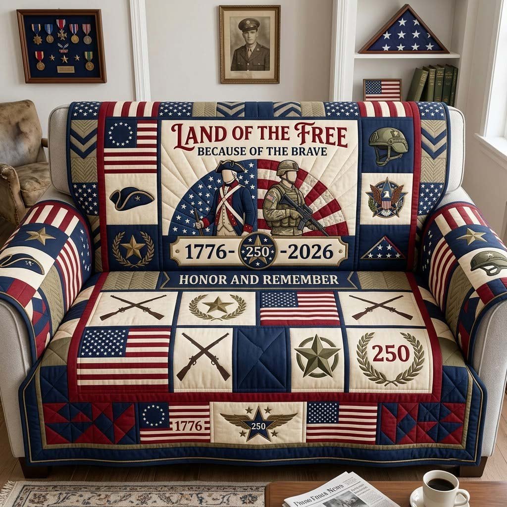 American Legacy of Courage Sofa Cover