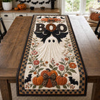 Floral Boujee Boo Table Runner