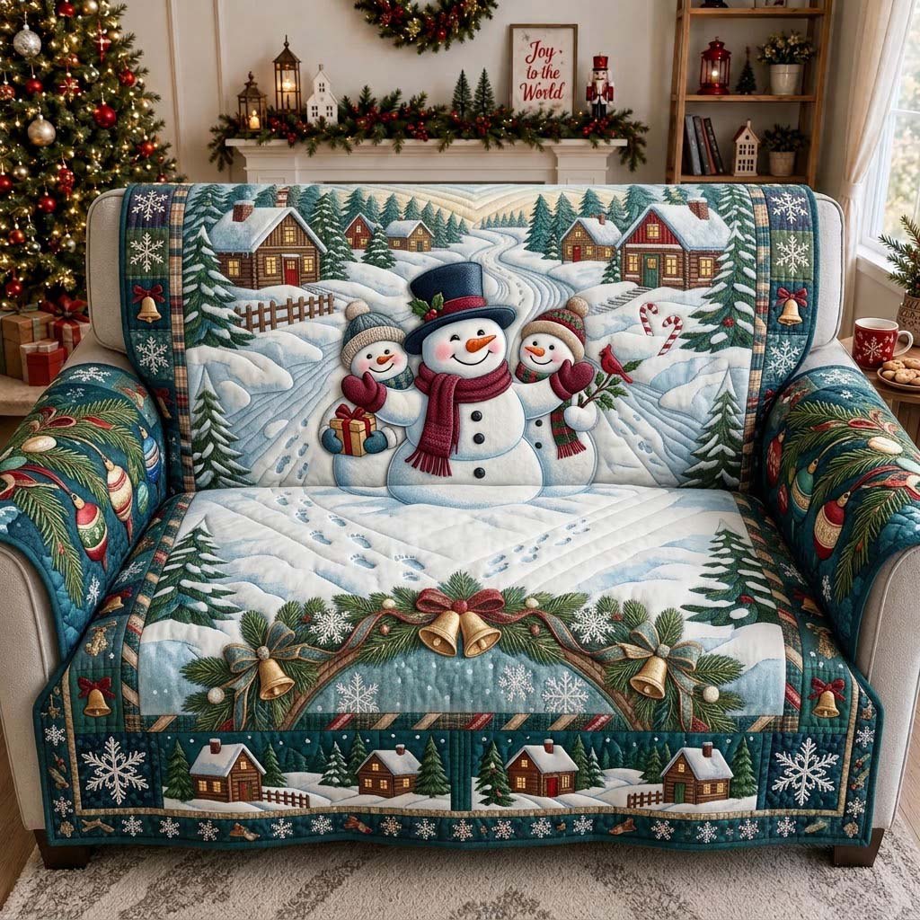 Frosted Village Gateway Sofa Cover