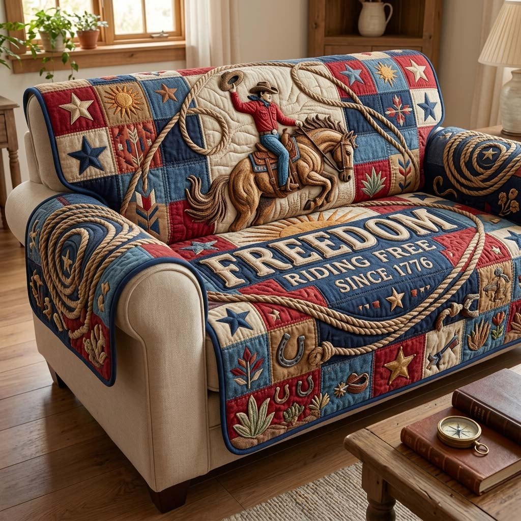 Cowboy Spirit Sofa Cover