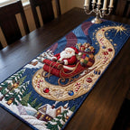 Santa Sleigh Journey Table Runner