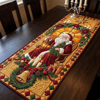 Santa Lantern Procession Table Runner