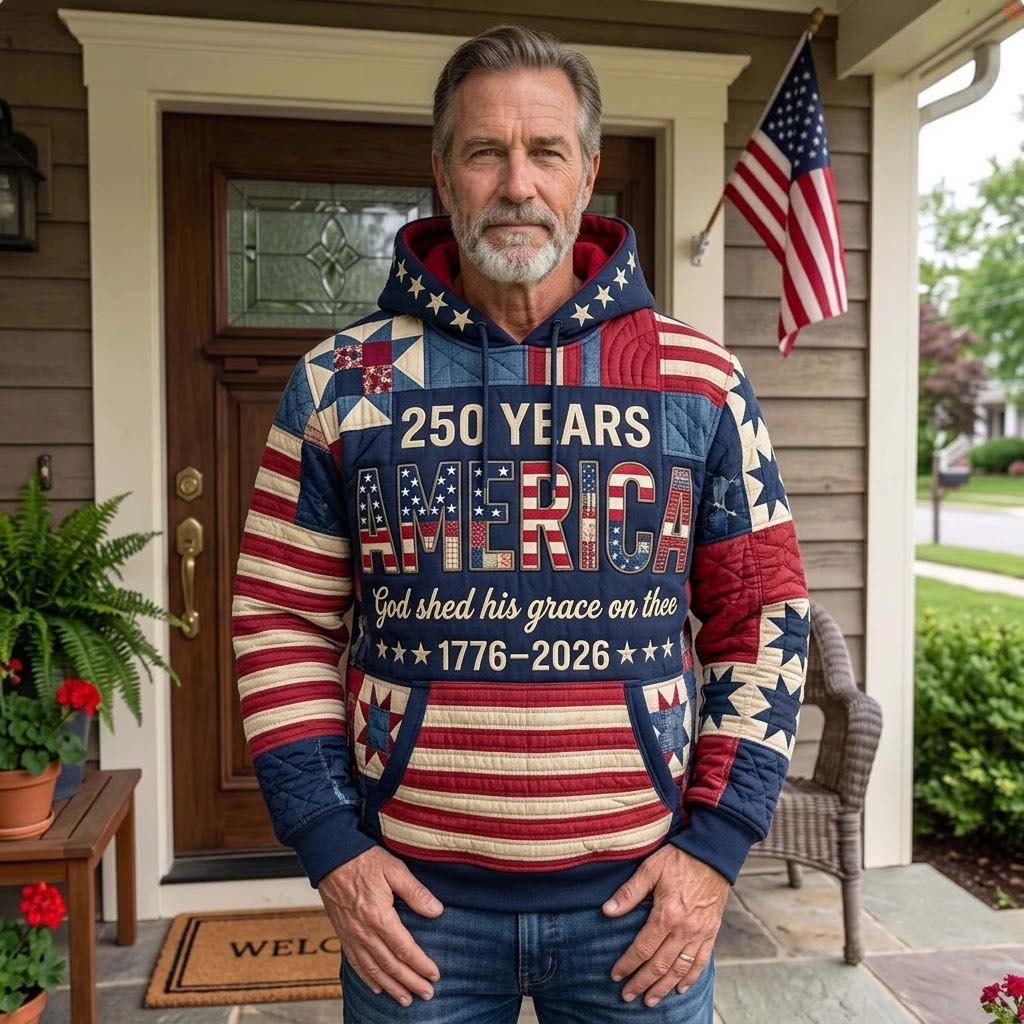 America Heritage hoodie, all-over print