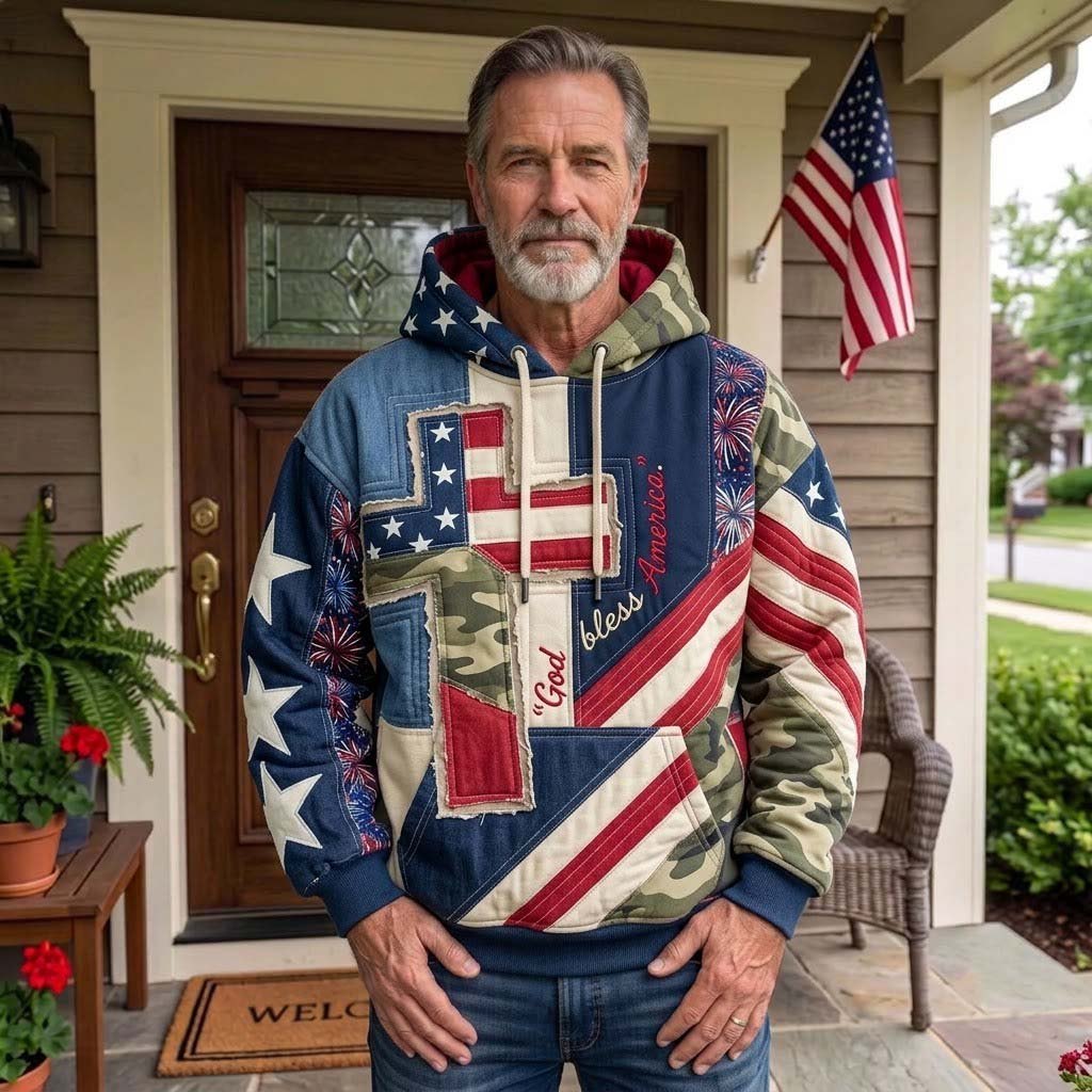 Sacred American Heritage hoodie, all-over print
