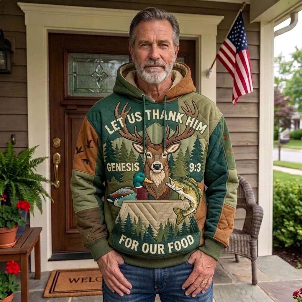 Grateful Outdoors hoodie, all-over print
