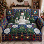 Snowman Forest Sofa Cover