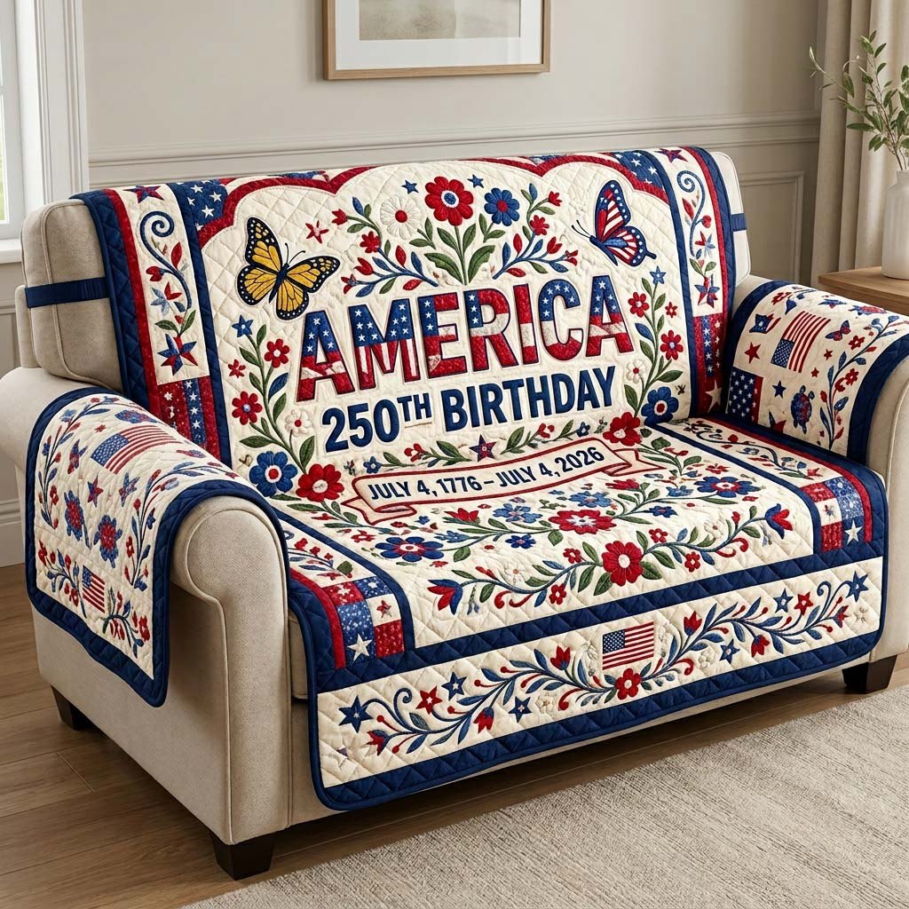 Birthday Garden Sofa Cover