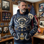 Kraken Chief Crest hoodie, all-over print