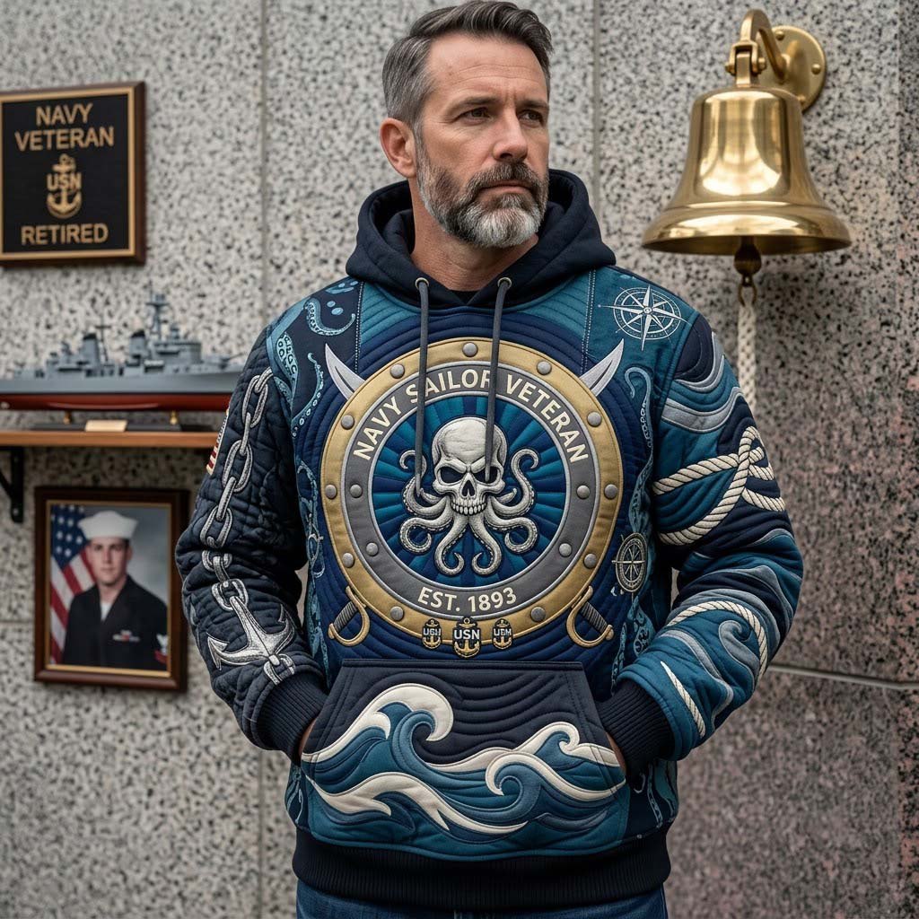 Kraken Command Medallion hoodie, all-over print