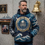 Kraken Command Medallion hoodie, all-over print