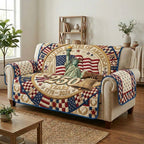 Golden Anniversary Seal with Liberty Sofa Cover