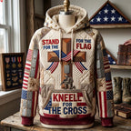 Cross of Service hoodie, all-over print