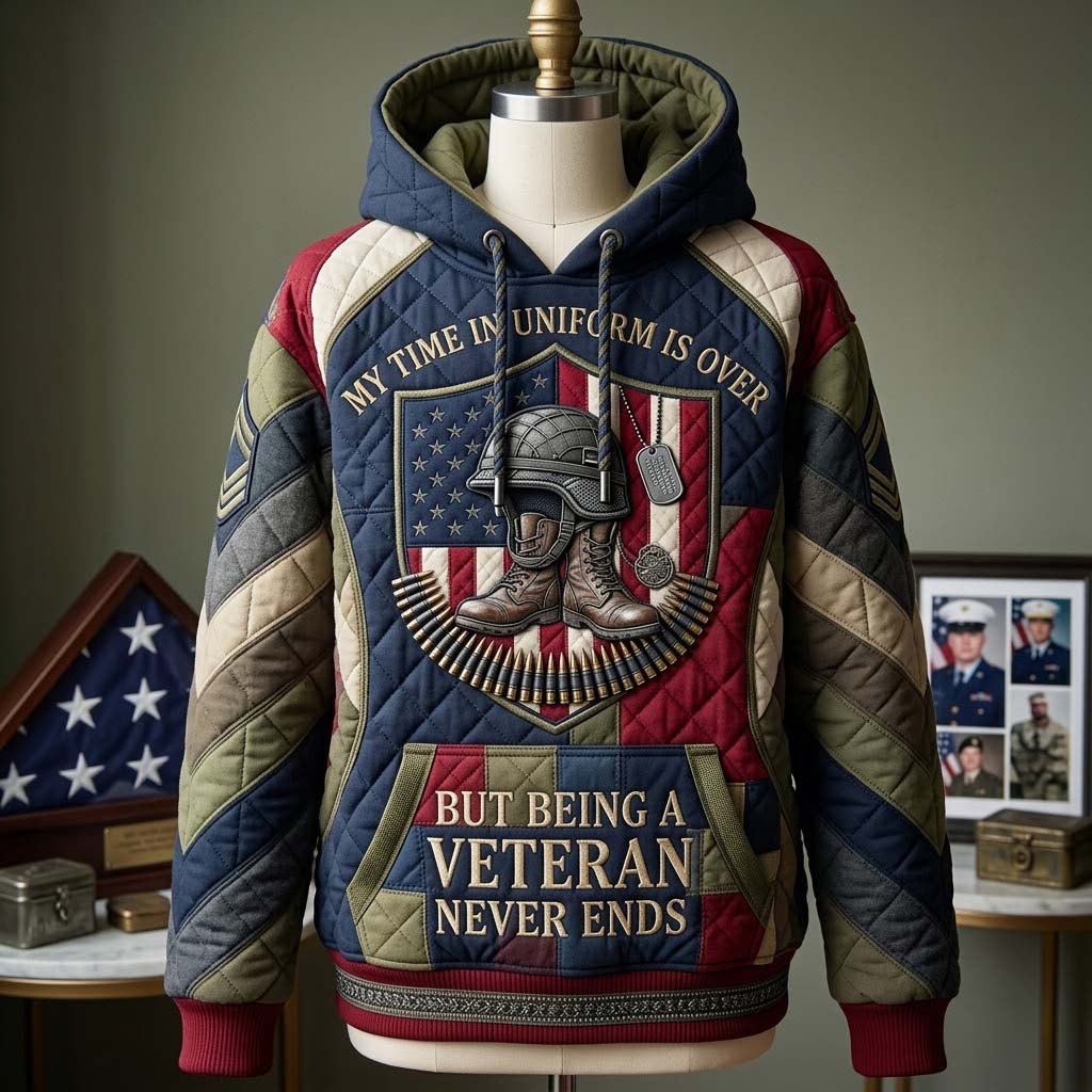 Uniform Legacy Shield hoodie, all-over print