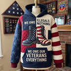 Veterans Above All hoodie, all-over print