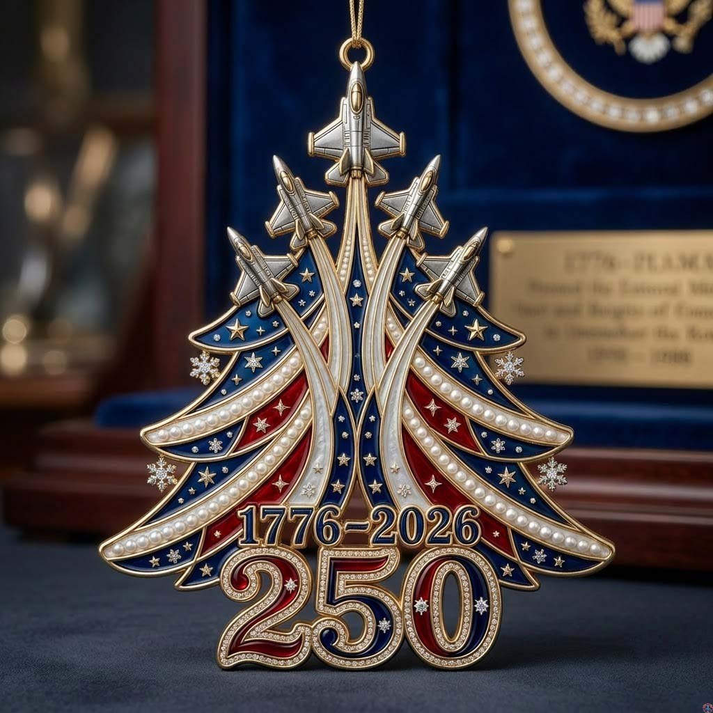 Flight 250 Christmas Ornament