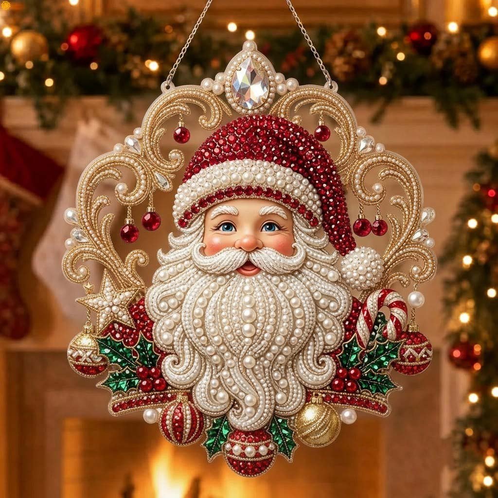 Santa Christmas Ornament