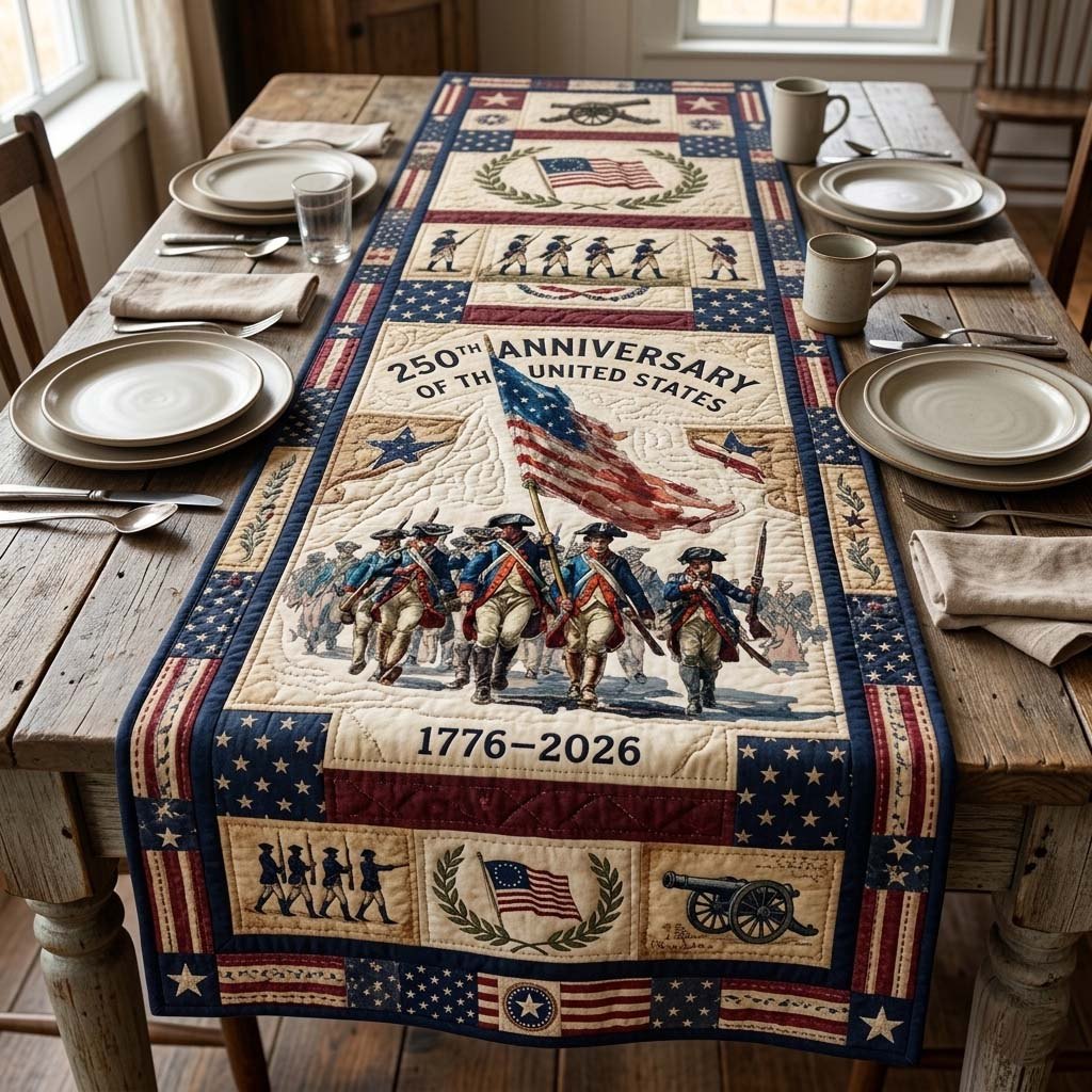Patriot March Table Runner