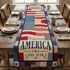 Americana Patch Table Runner