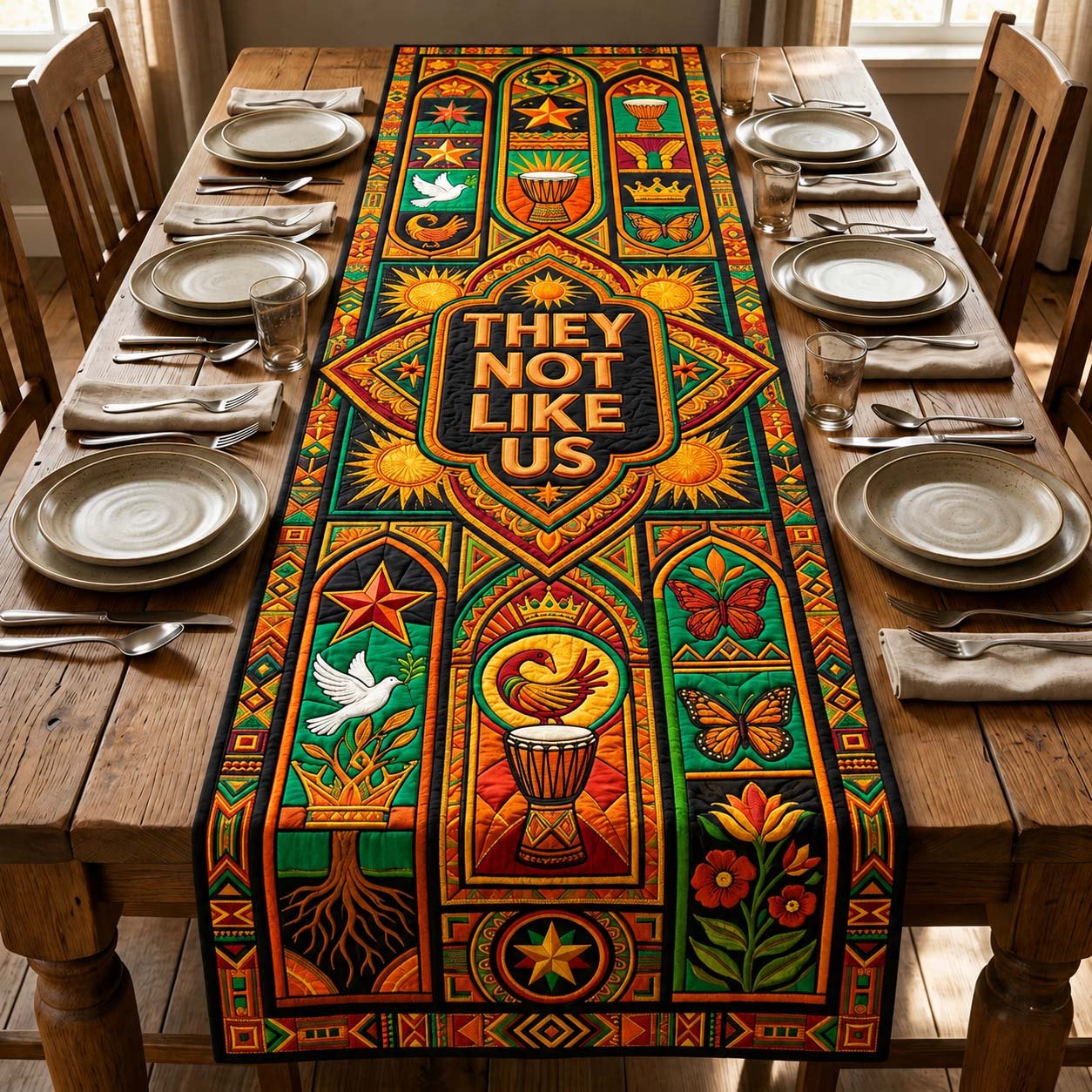 Ancestral Spirit Table Runner