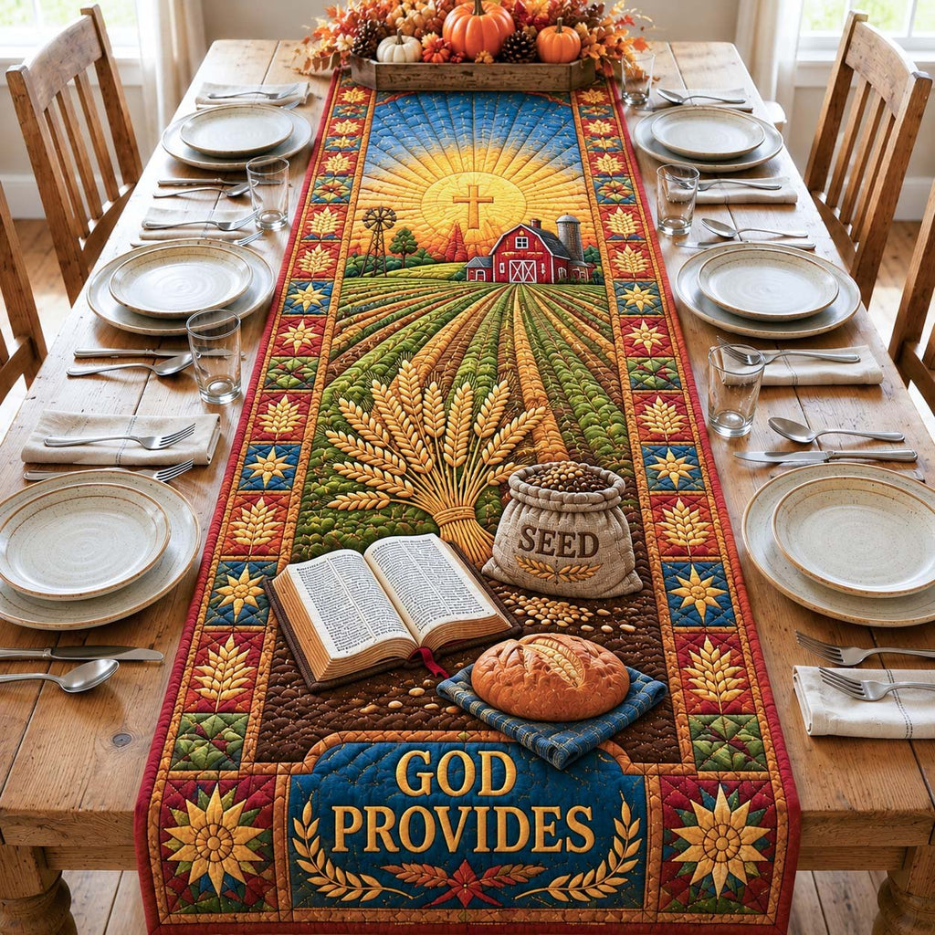 God Providence Table Runner