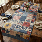 Brave Freedom Table Runner