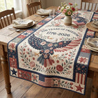 Eagle with 250 Years of Freedom Table Runner