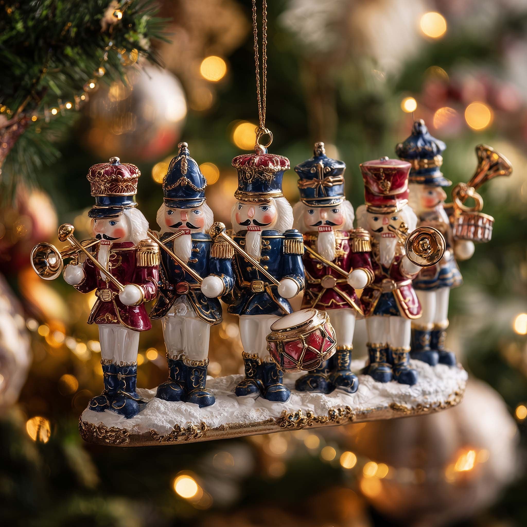 Nutcracker Marching Band Christmas Ornament