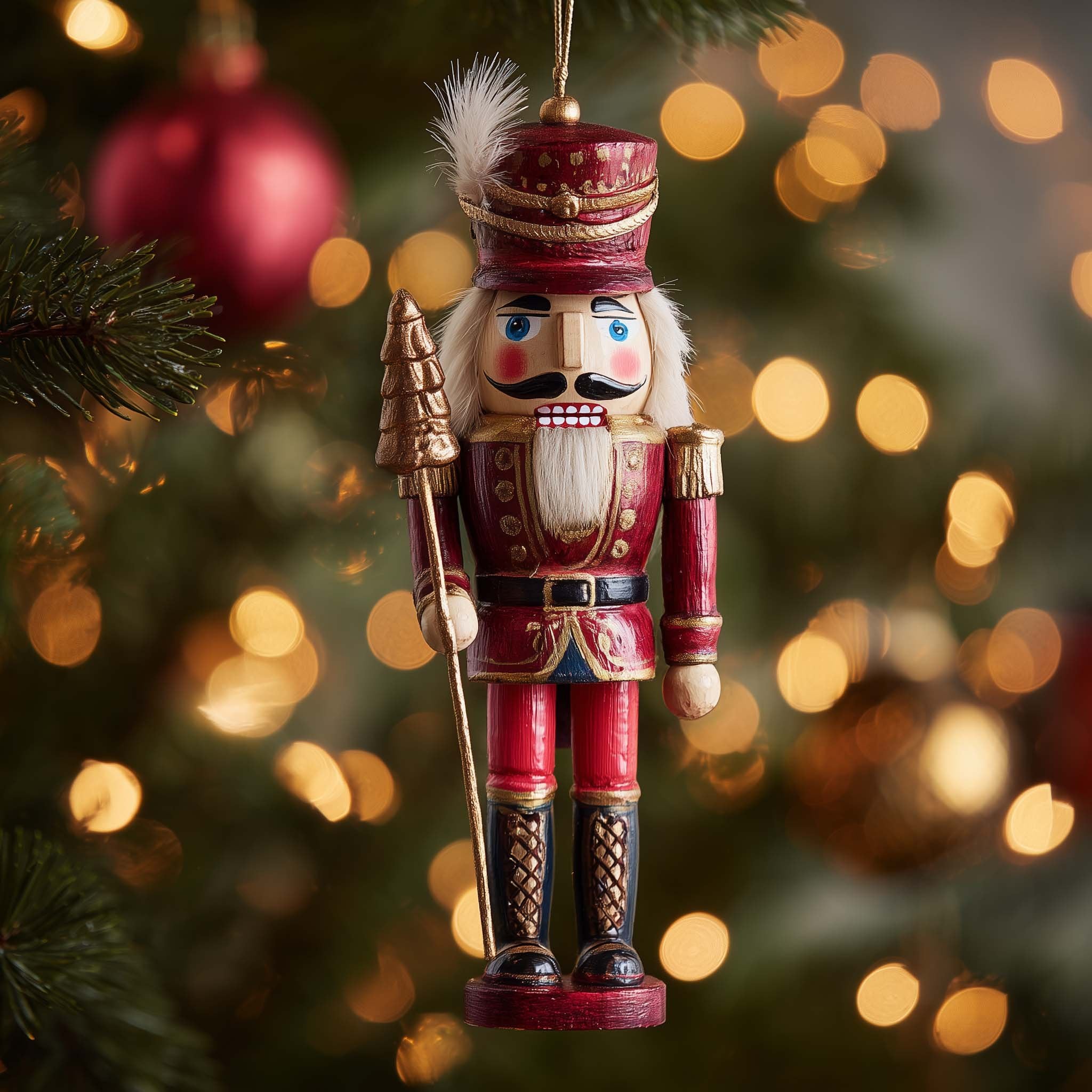 Classic Nutcracker Guardian Christmas Ornament