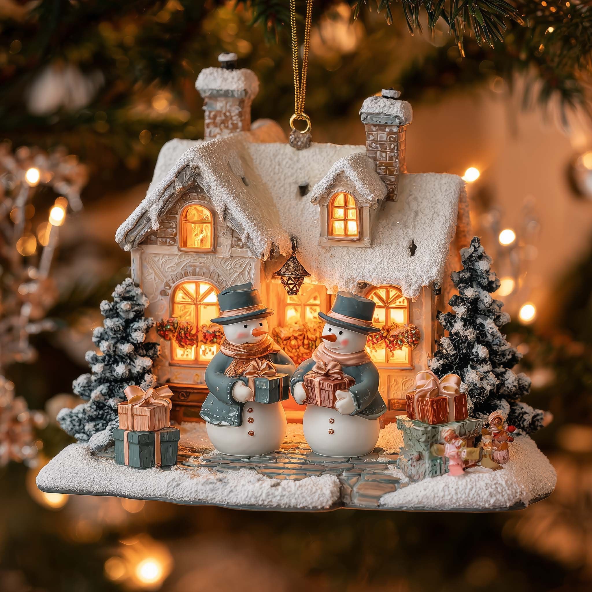 Frosted Homestead Magic Christmas Ornament