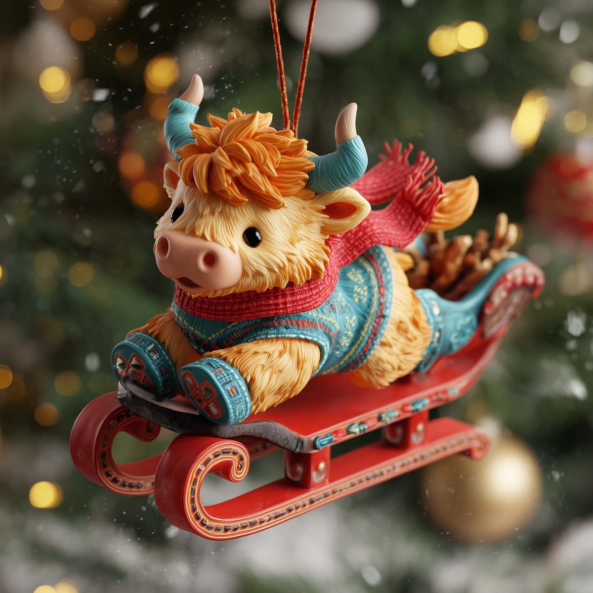 Highland Helper Christmas Ornament