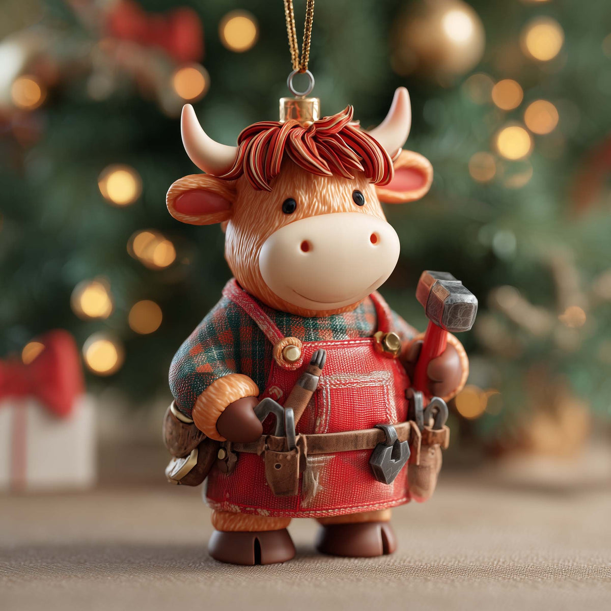 Santa Helper Christmas Ornament