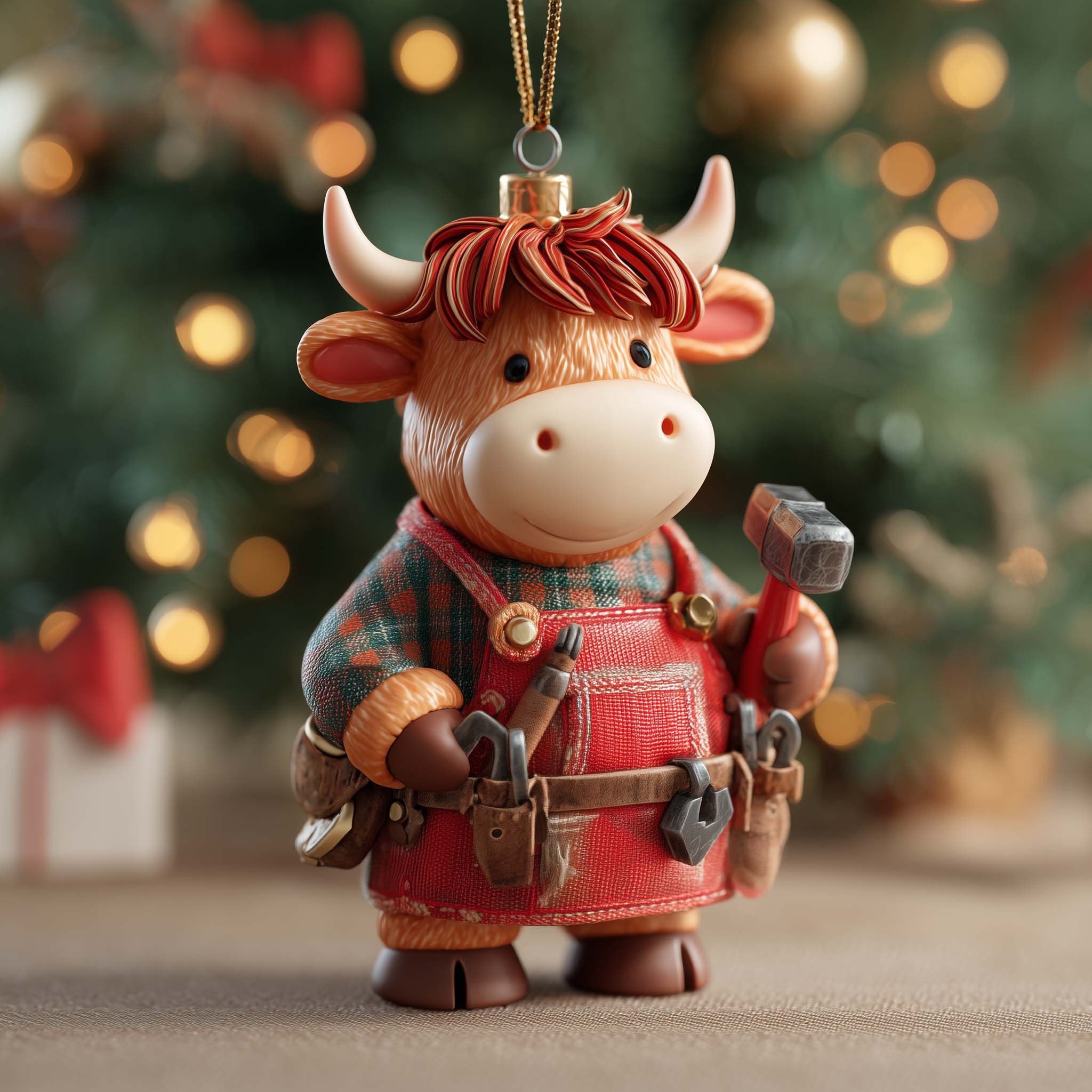 Santa Helper Christmas Ornament