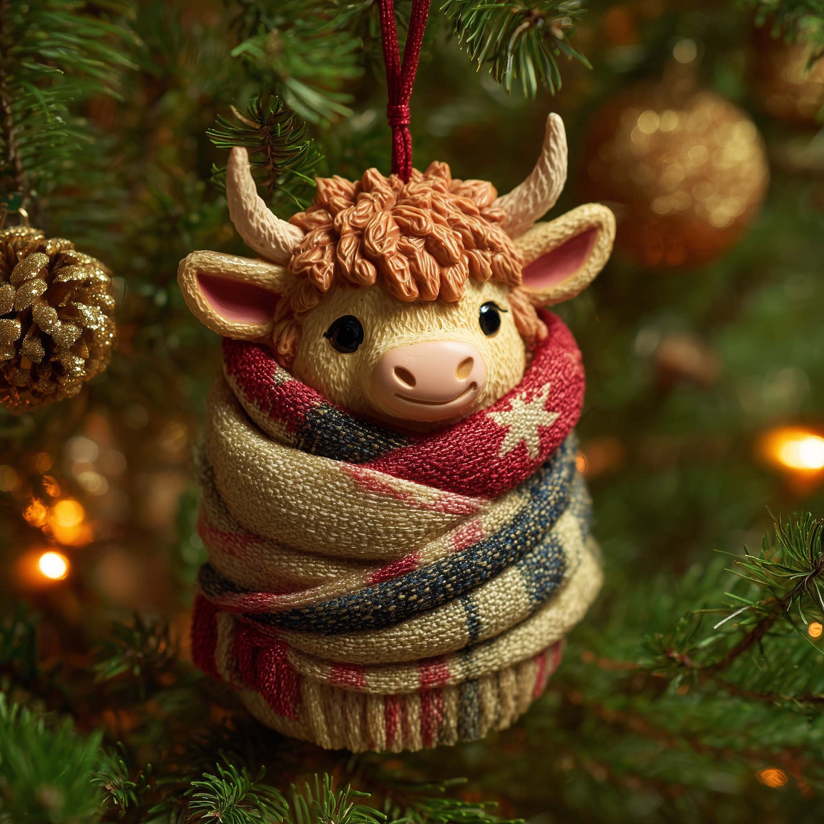 Cozy Nap Christmas Ornament