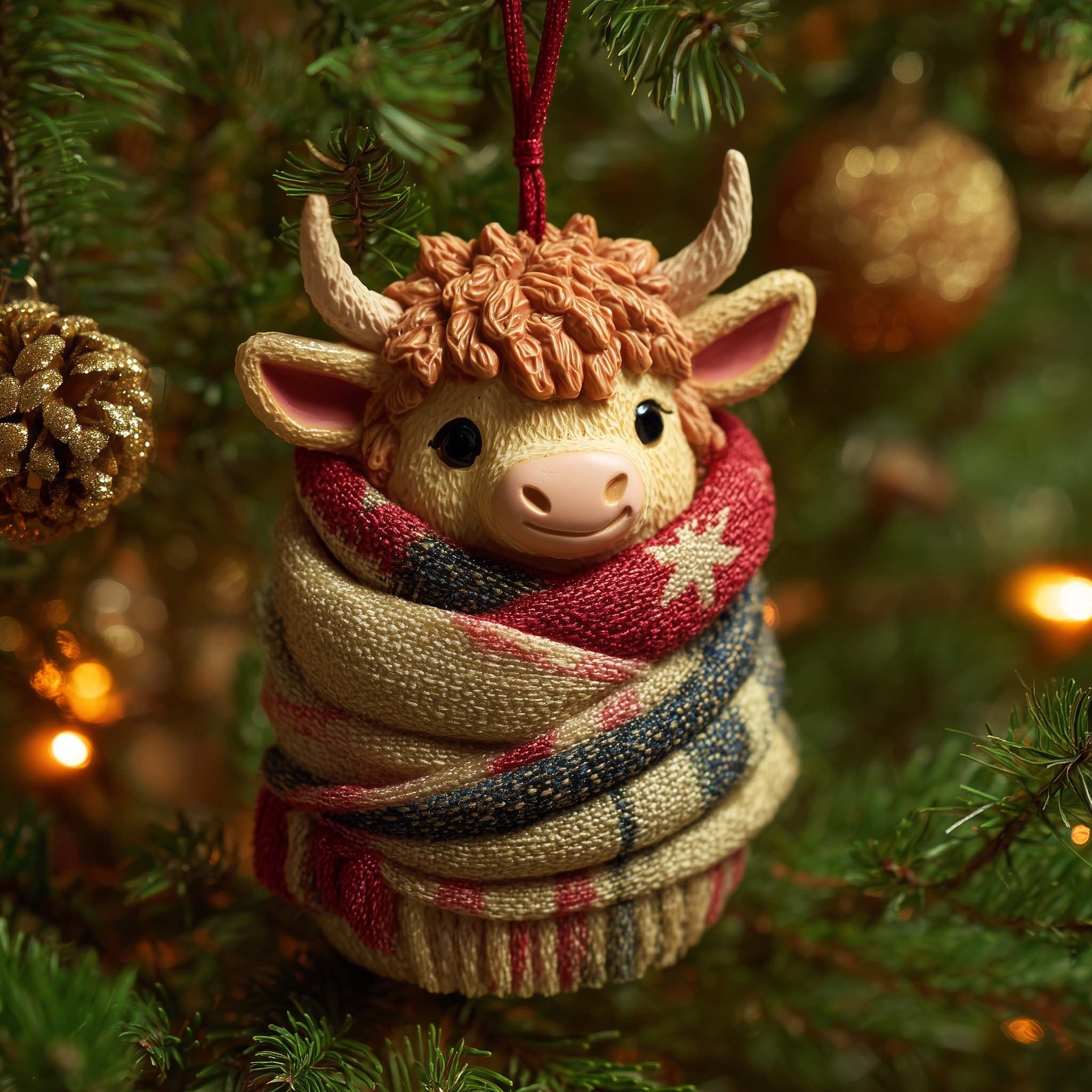 Cozy Nap Christmas Ornament